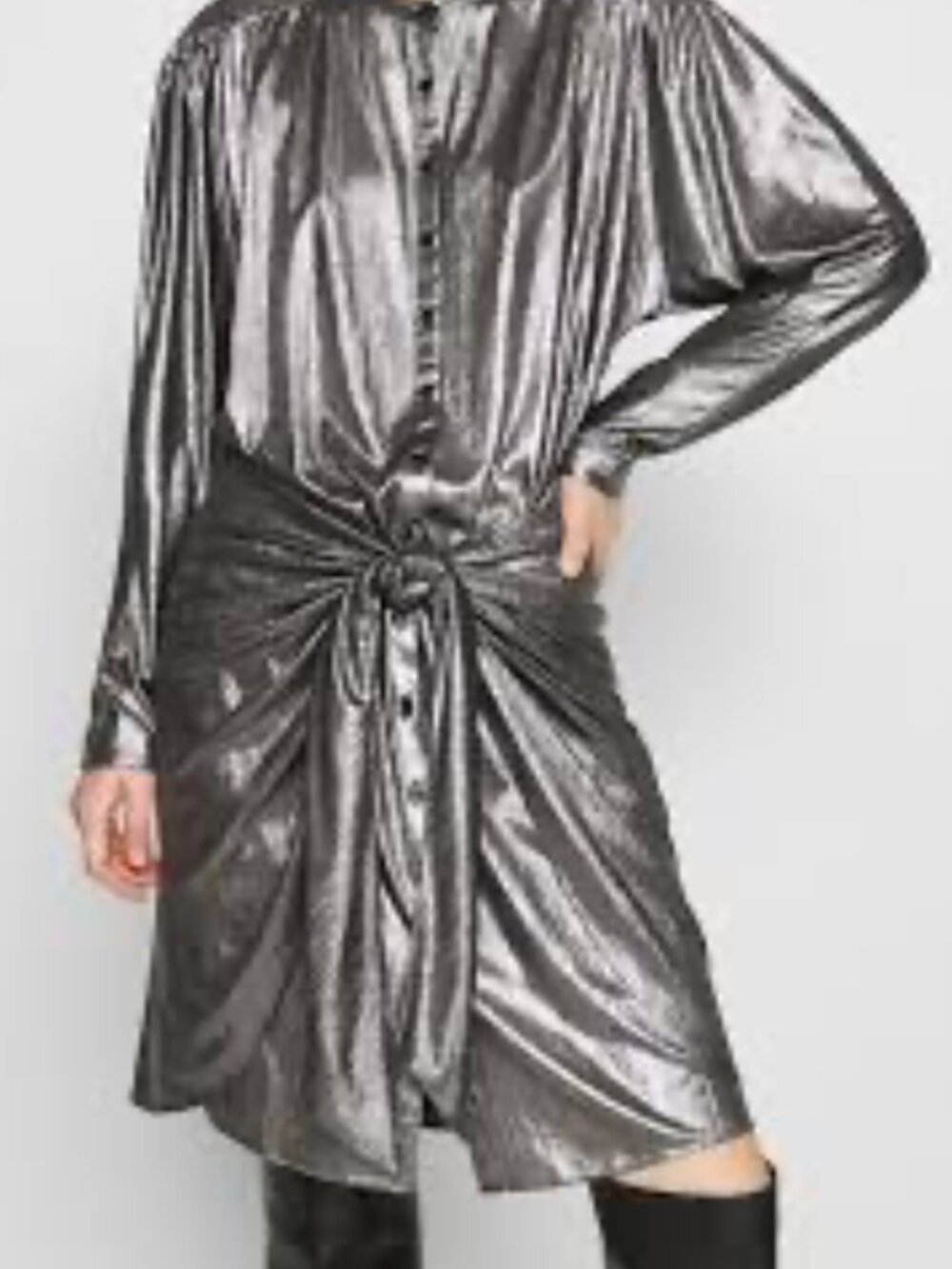 Rebecca Minkoff Silver Cocktail/ Party dress